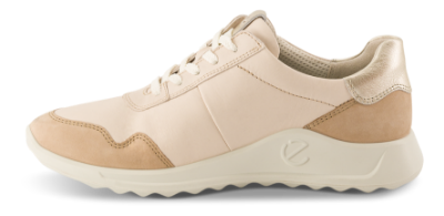 ECCO Damesko med snøre Beige 29245360714  FLEXURE R