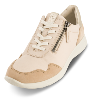 ECCO Damesko med snøre Beige 29245360714  FLEXURE R