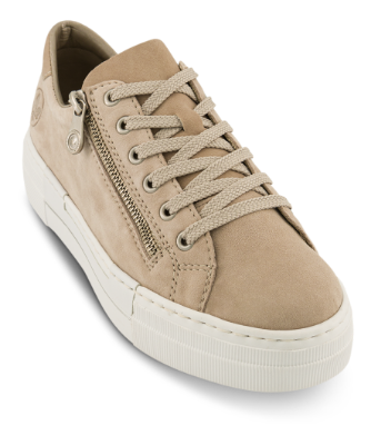 Rieker Damesko med snøre Beige N4921-60