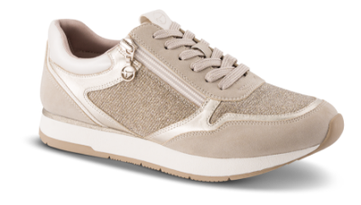 Tamaris Damesko med snøre Beige 1-23603-42