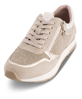 Tamaris Damesko med snøre Beige 1-23603-42