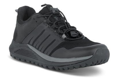 Green Comfort Damesko med snøre Sort 231001Q62