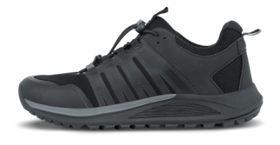 Green Comfort Damesko med snøre Sort 231001Q62