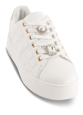 Norrliv Damesko med snøre Hvit 2425100590