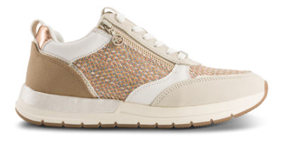 Tamaris Damesko med snøre Beige 1-23732-41