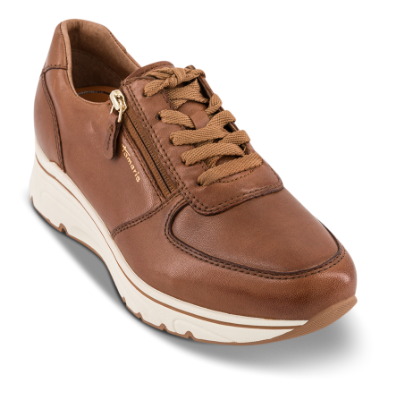 Tamaris Damesko med snøre Brun 1-23711-42