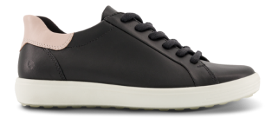 ECCO Damesko med snøre Sort 47084351310  SOFT 7 W