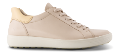 ECCO Damesko med snøre Beige 47084360934 SOFT 7 W