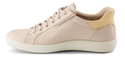 ECCO Damesko med snøre Beige 47084360934 SOFT 7 W