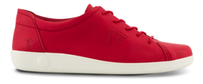 ECCO Damesko med snøre Rød 20658301466 ECCO SOFT