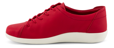 ECCO Damesko med snøre Rød 20658301466 ECCO SOFT