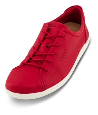 ECCO Damesko med snøre Rød 20658301466 ECCO SOFT