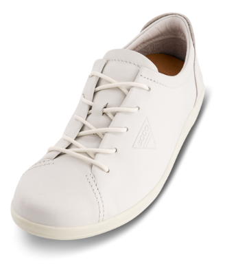 ECCO Damesko med snøre Hvid 20658301007  ECCO SOFT
