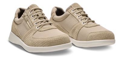 New Feet Damesko med snøre Beige 241-19-835