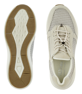 Green Comfort Damesko med snøre Hvid 225076Q49