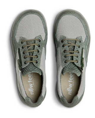 New Feet Damesko med snøre Grøn 231-15-1961