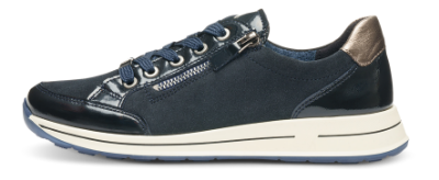 Ara Damesko med snøre Blå 12-54801-82