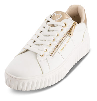 Marco Tozzi Plateau Sneaker Hvid 2-23763-46