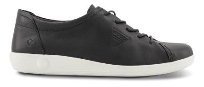 ECCO Damesko med snøre Sort 20658301001  SOFT 2.0