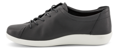 ECCO Damesko med snøre Sort 20658301001  SOFT 2.0