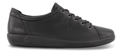 ECCO Damesko med snøre Svart 20650356723  SOFT 2.0