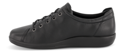 ECCO Damesko med snøre Svart 20650356723  SOFT 2.0