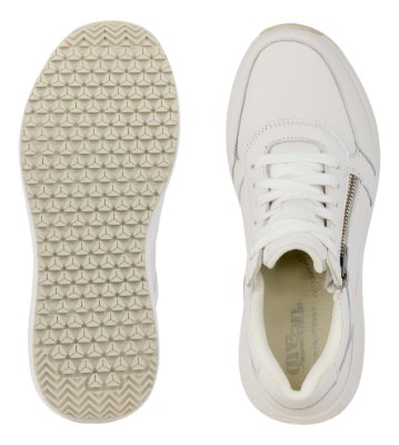 Green Comfort Zigga Zehra Sneaker Hvid 225081Q37