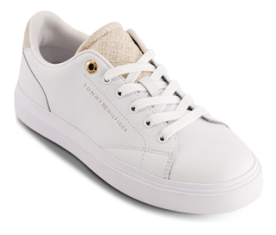 Tommy Hilfiger Damesko med snøre Hvit FW0FW096060F5