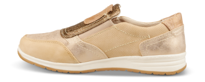 Jana Softline dame slip-in guld 8-8-24661-24
