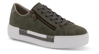 Rieker damesneaker oliven N4921-54