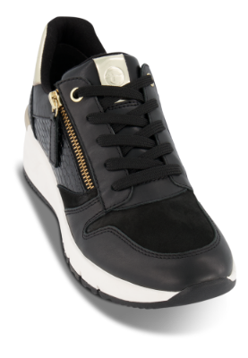 Tamaris Damesko med snøre Sort 1-1-23702-25