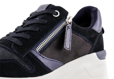 Tamaris Damesko med snøre Blå 1-1-23702-25