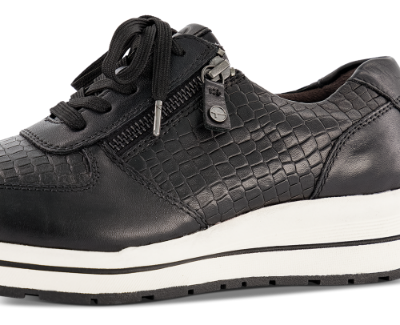 Tamaris Damesko med snøre Sort 1-1-23740-25