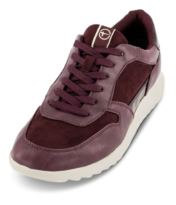 Tamaris Damesko med snøre Bordeaux 1-1-23625-25