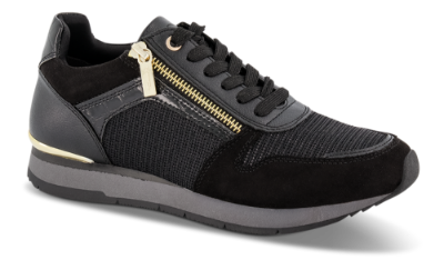 Tamaris Damesko med snøre Sort 1-1-23603-25