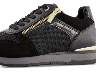 Tamaris Damesko med snøre Sort 1-1-23603-25