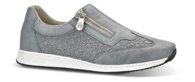 Rieker Damesneaker lysblå 56051-12