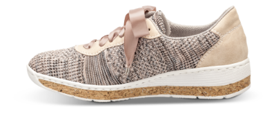 Rieker damesneaker rosa multi 597P4-90