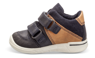 ECCO babystøvel blå/brun 754291 FIRST