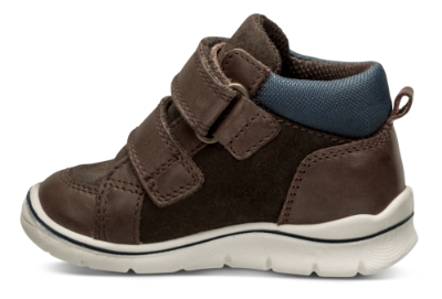 Skofus babystøvel brun/blå