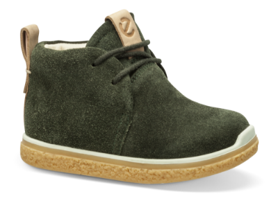 ECCO babystøvlett oliven 753411 CREPETRAY