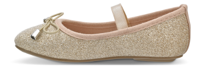 Skofus barneballerina beige