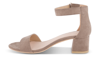 B&CO damesandal taupe