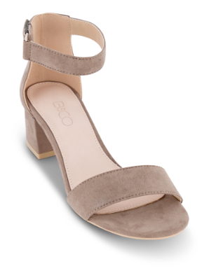 B&CO damesandal taupe