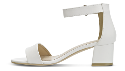 B&CO damesandal hvid
