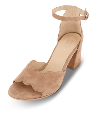 B&CO Damesandal med hæl Beige 4210100980