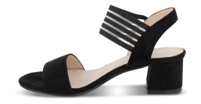 B&CO Damesandal med hæl Sort 4210101010