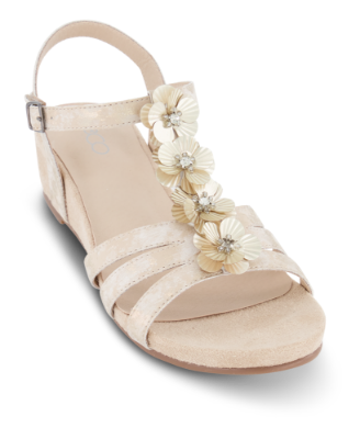 B&CO damesandal gylden