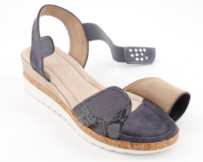 B&CO damesandal navy