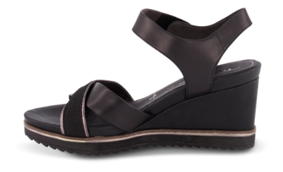 Tamaris damesandal sort 1-1-28350-24